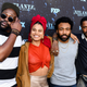 Brian Tyree Henry, left; Zazie Beetz, Donald Glover and Lakeith Stanfield attend FX’s “Atlanta Robbin’ Season” FYC Event on June 8, 2018 in North Hollywood, California.